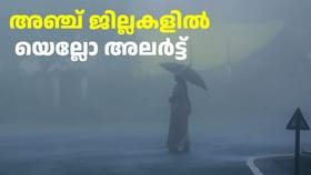 Kerala Weather Update: അഞ്ച് ജില്ലകളിൽ യെല്ലോ അലർട്ട്